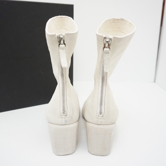 🆕70% OFF‼️Marsell Bootie Open Toe White Suede - Picture 5 of 8